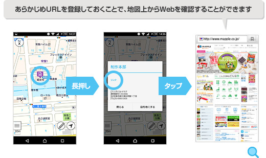 スマートフォンで｜機能紹介｜電子地図ソフト スーパーマップル 
